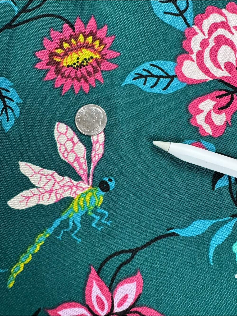 Maeve by Anthropologie Buttonfront Shirt Dress Green Botanical Birds Size 12 - Picture 15 of 16